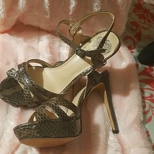 Vince Camuto snake skin shoes
